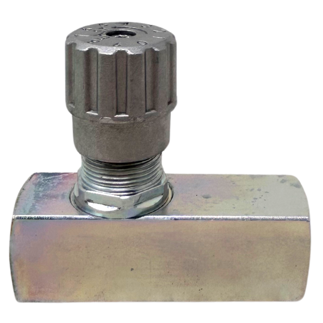 RF N1/2 PN400 CS : Gemels Flow Control Valve, 1/2 NPT, 5800psi rated, Carbon Steel
