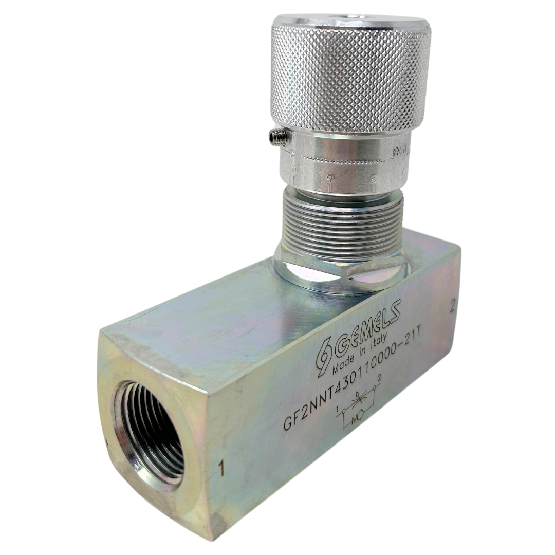 RF N3/4 PN400 CS : Gemels Flow Control Valve, 3/4 NPT, 5800psi rated, Carbon Steel