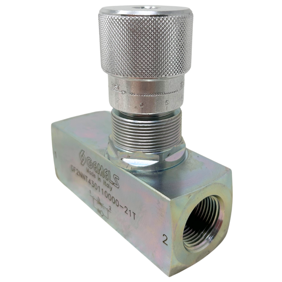 RF N3/4 PN400 CS : Gemels Flow Control Valve, 3/4 NPT, 5800psi rated, Carbon Steel