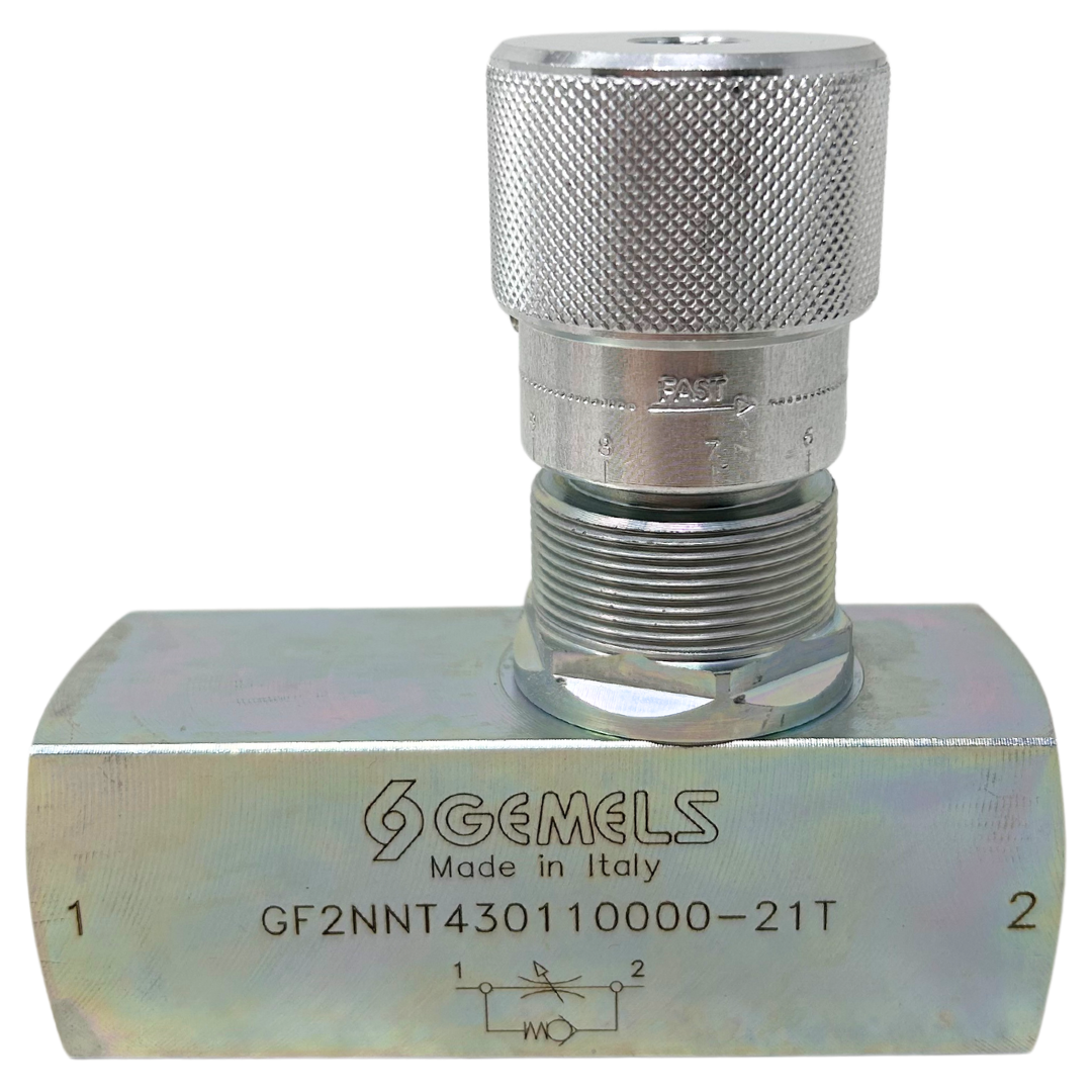 RF N3/4 PN400 CS : Gemels Flow Control Valve, 3/4 NPT, 5800psi rated, Carbon Steel