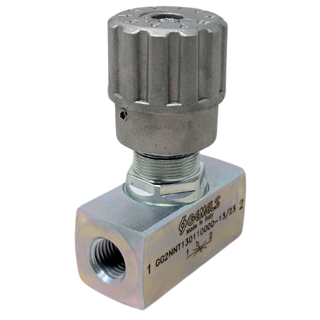 BD N1/4 PN400 CS : Gemels Needle Valve, 1/4 NPT, 5800psi rated, Carbon Steel