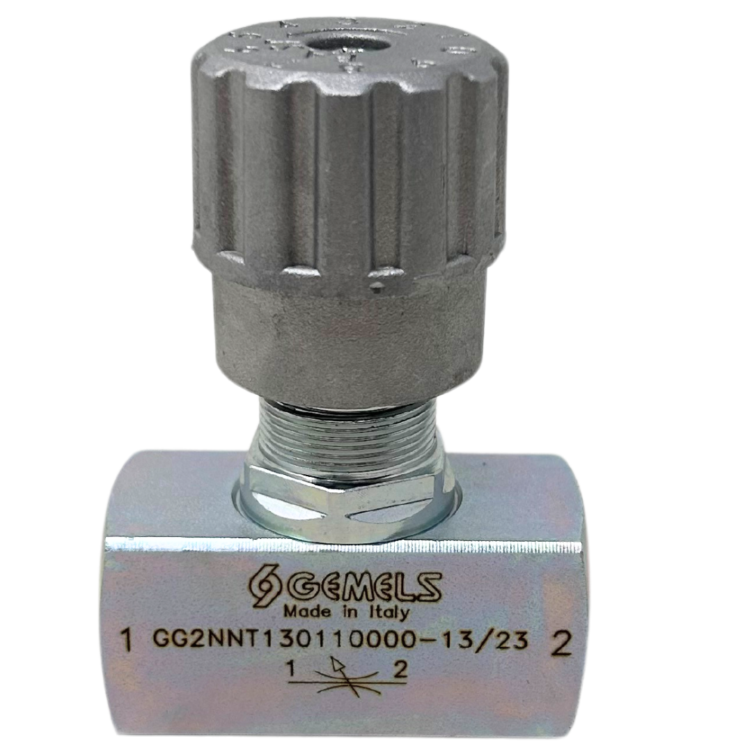 BD N1/4 PN400 CS : Gemels Needle Valve, 1/4 NPT, 5800psi rated, Carbon Steel