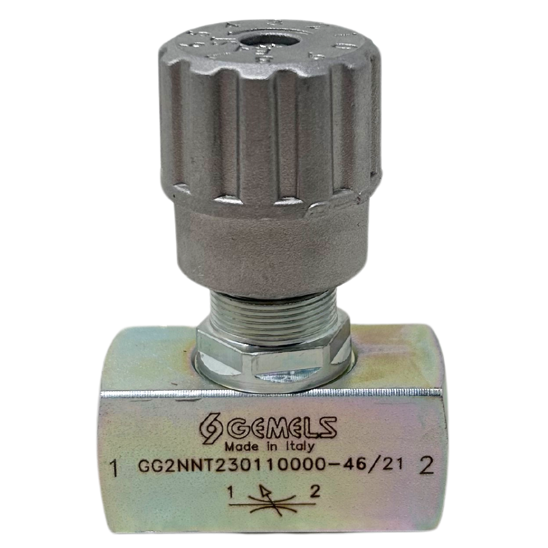 BD N3/8 PN400 CS : Gemels Needle Valve, 3/8 NPT, 5800psi rated, Carbon Steel