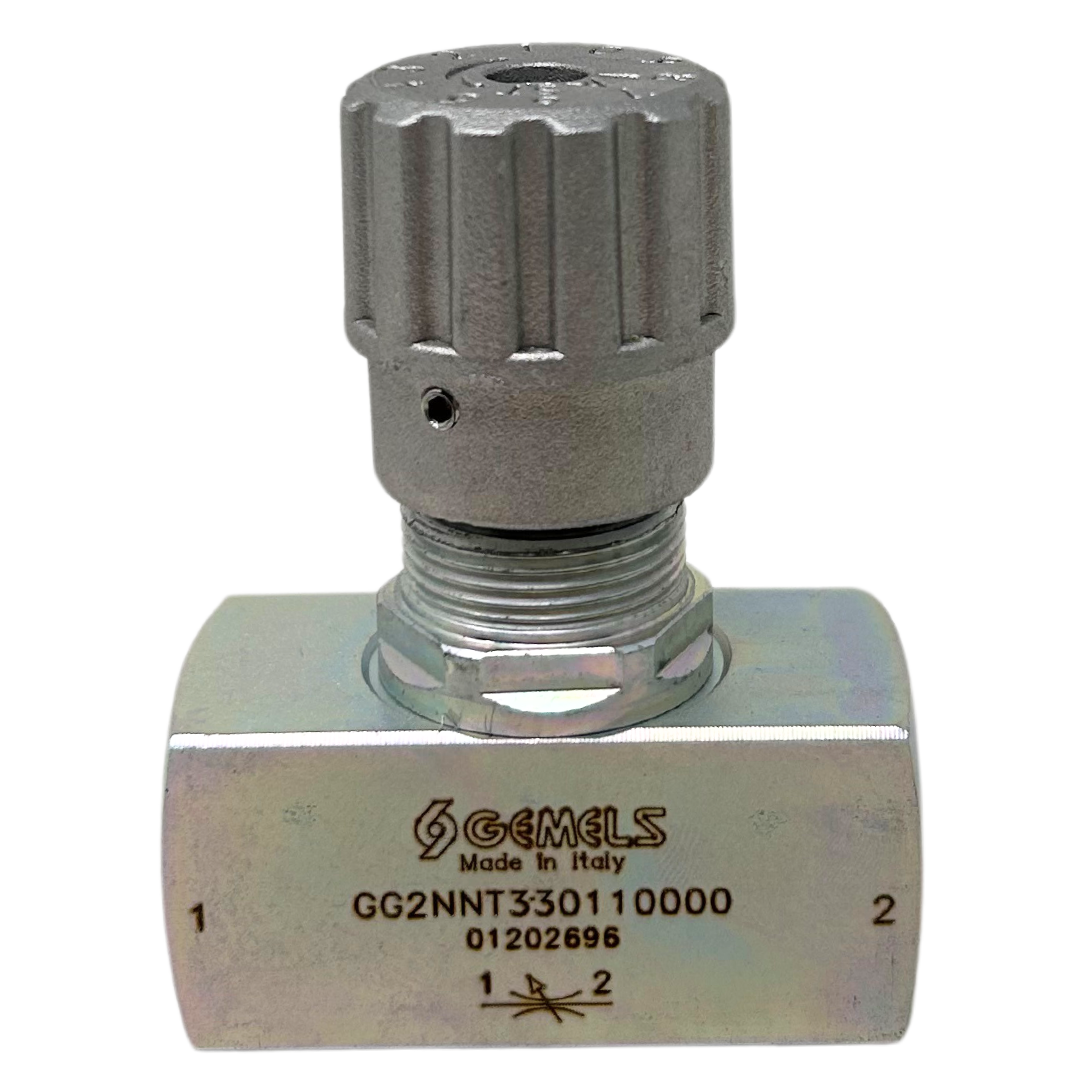 BD N1/2 PN400 CS : Gemels Needle Valve, 1/2 NPT, 5800psi rated, Carbon Steel