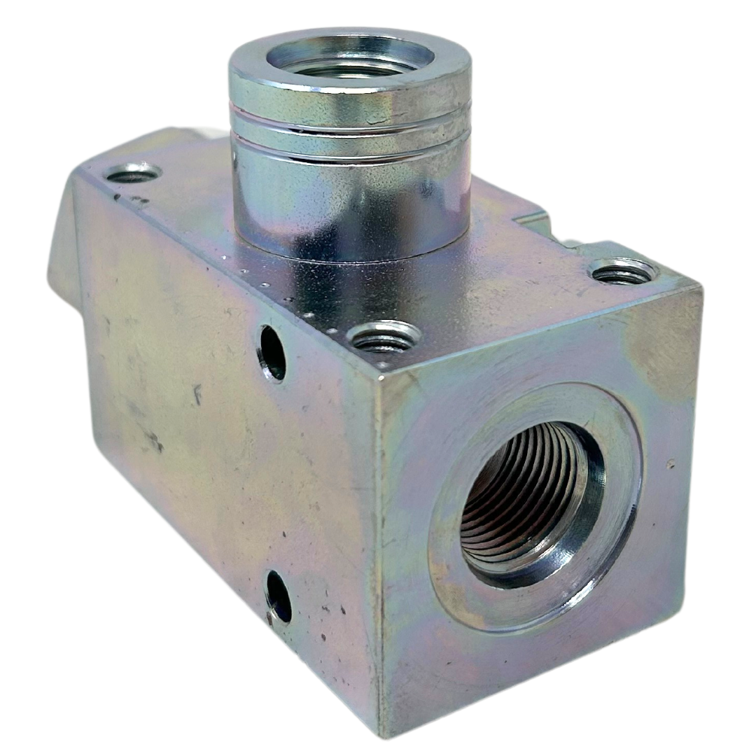 GV3L N1/2 DN13 1111AE PN500 : Gemels 3-Way Excavator Ball Valve, 1/2 NPT, 7250psi rated, Carbon Steel