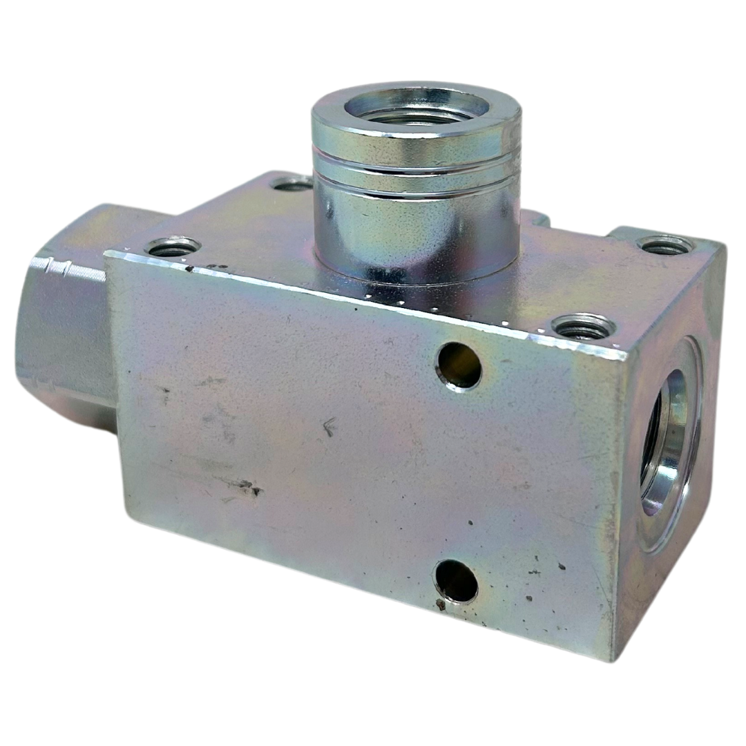 GV3L N3/4 DN20 1111AE PN350 : Gemels 3-Way Excavator Ball Valve, 3/4 NPT, 5075psi rated, Carbon Steel