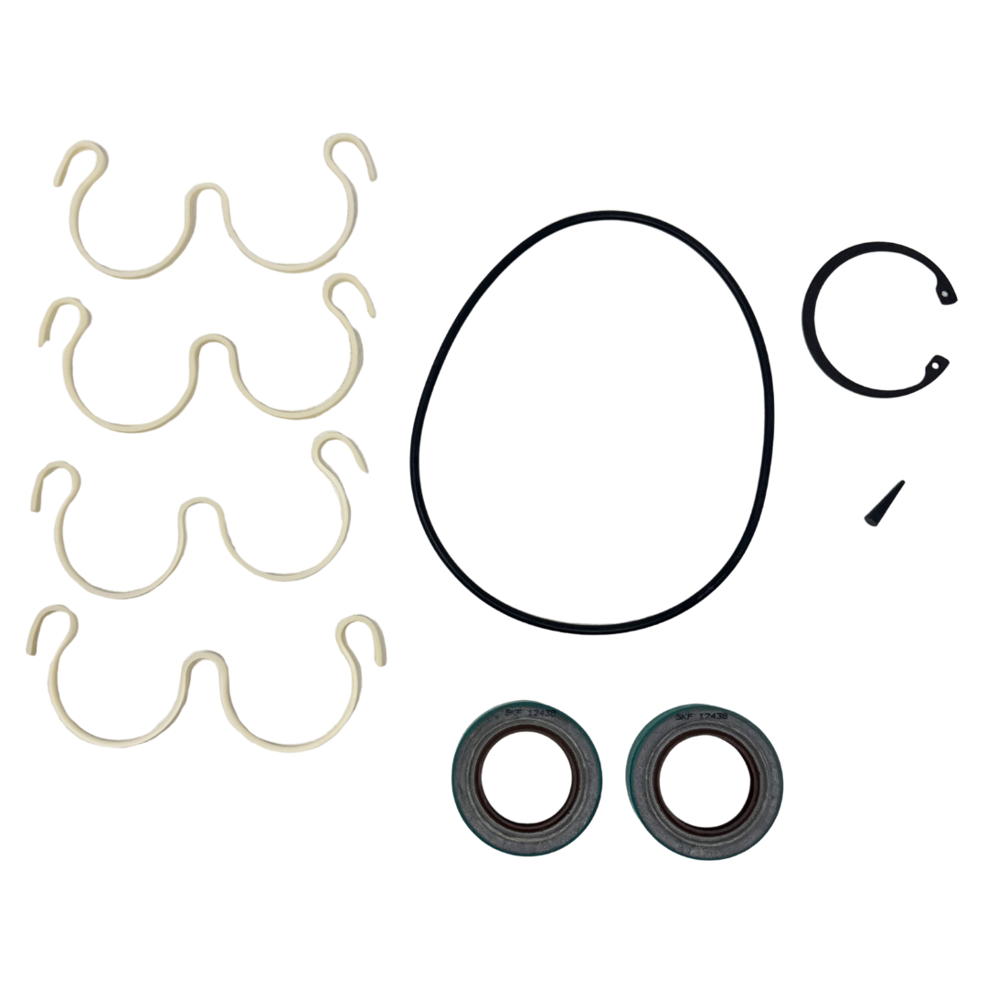 721143 : Geartek Seal kit for E series, unidirectional, single section pump, with a code 1, 2, or 5 drive shaft