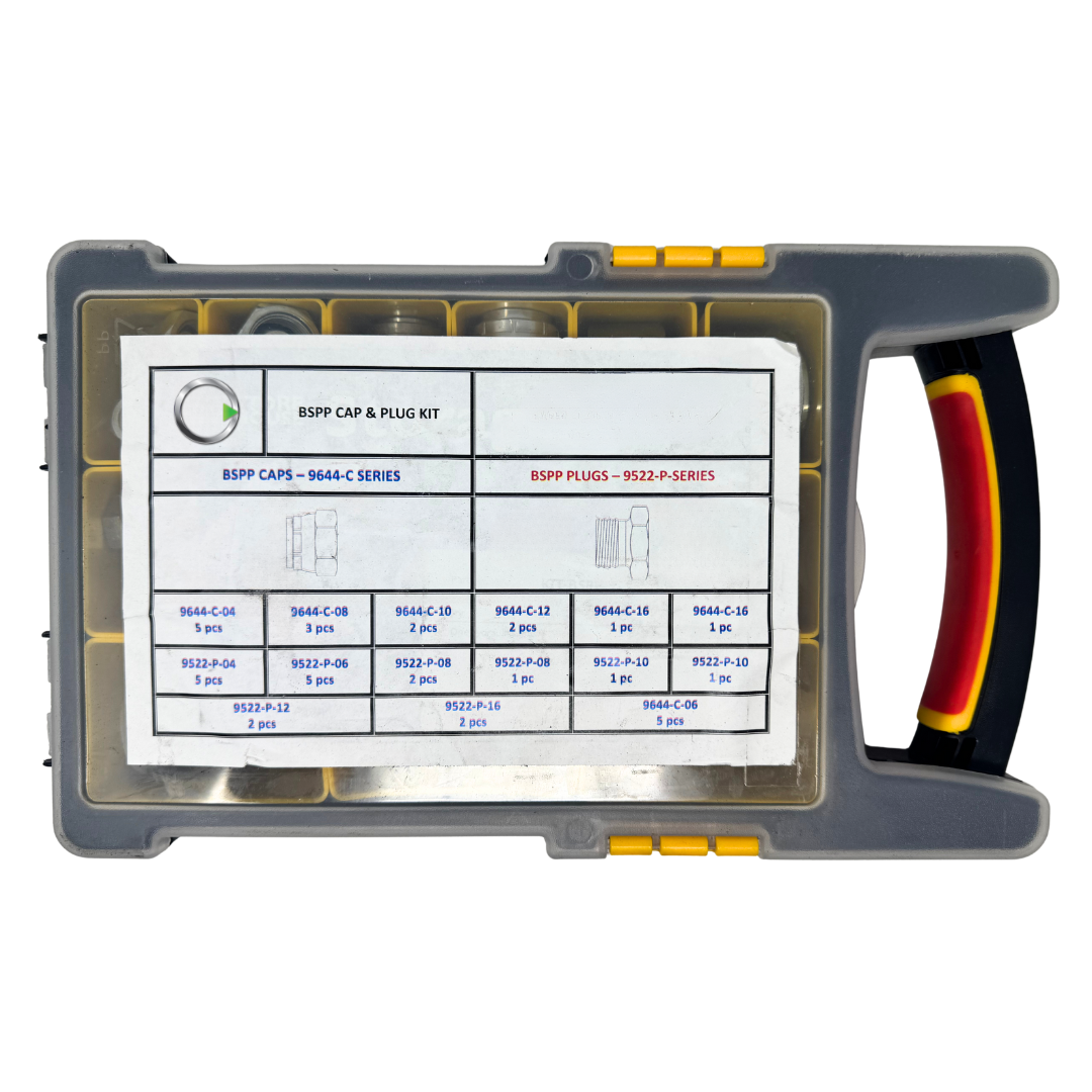 KIT-BSPP : OneHydraulics BSPP Cap & Plug Kit