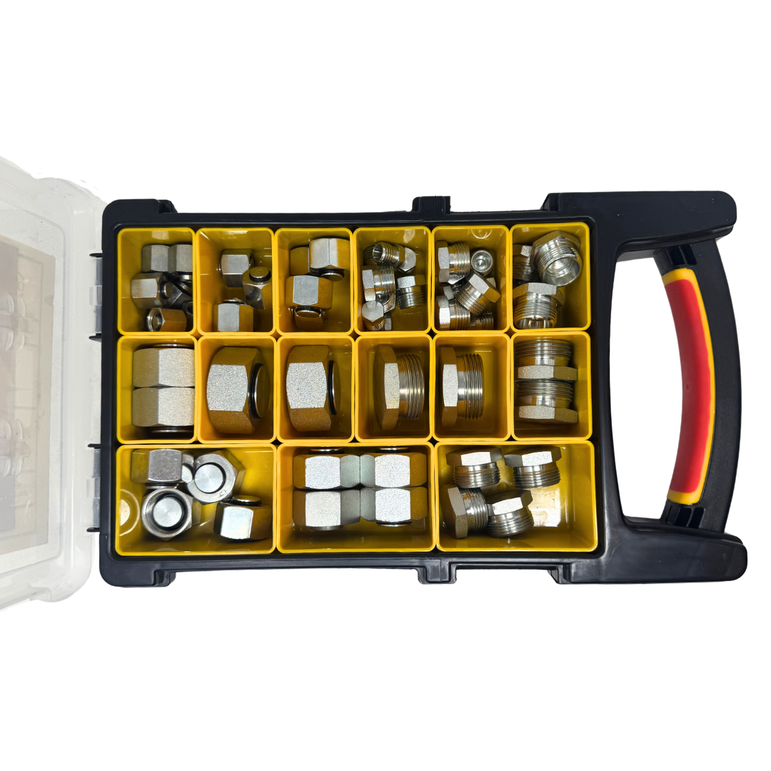 KIT-DIN-L : OneHydraulics DIN Metric Cap & Plug Kit - Light