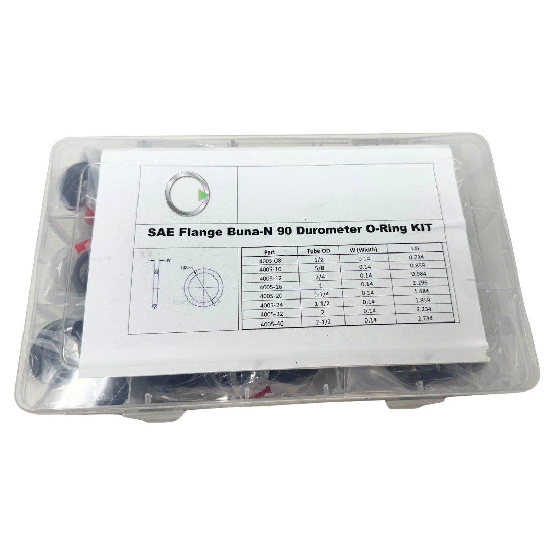 KIT-ORING-FLANGE : OneHydraulics SAE Flange (Code 61 & Code 62) Buna-N 90-Durometer O-Ring Kit
