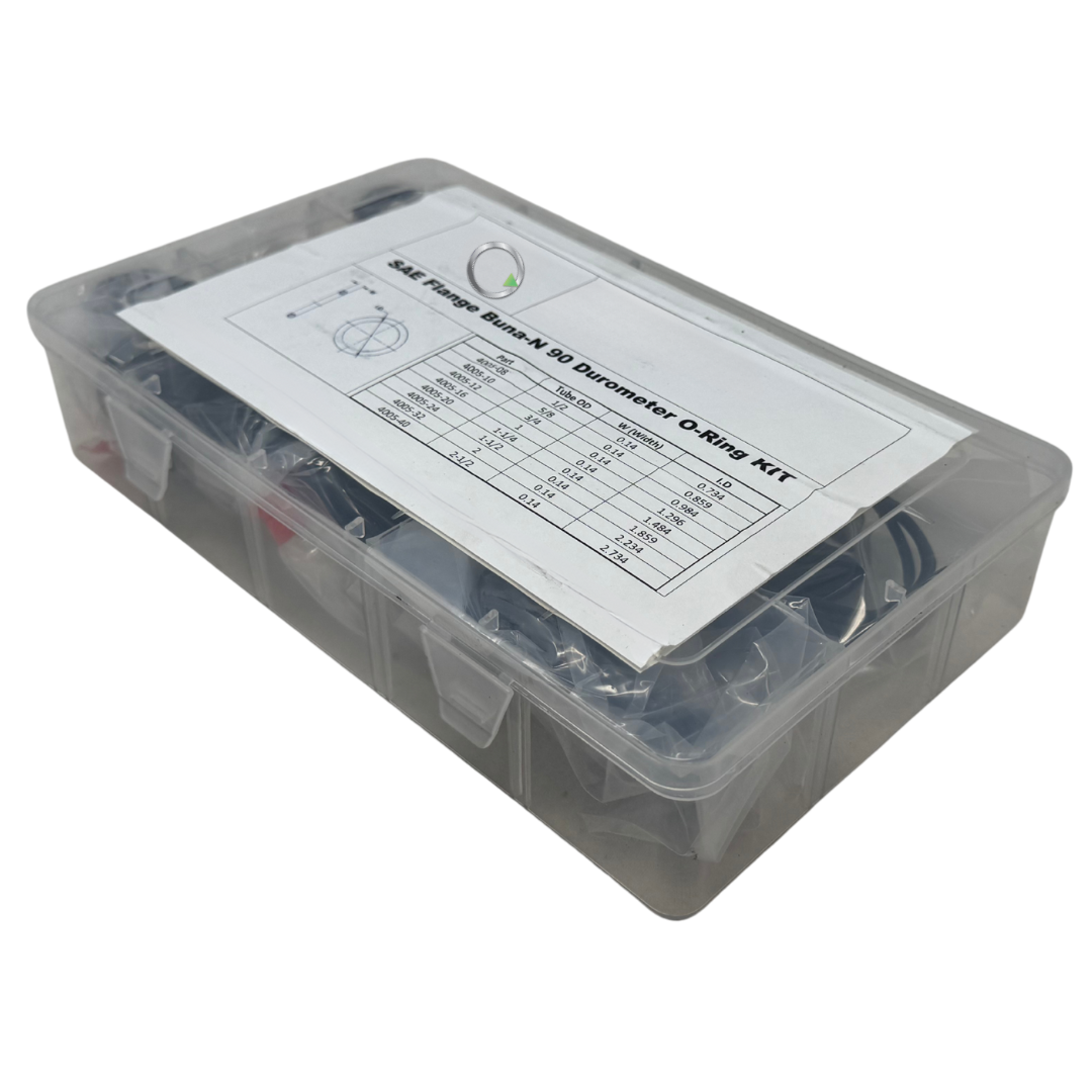 KIT-ORING-FLANGE : OneHydraulics SAE Flange (Code 61 & Code 62) Buna-N 90-Durometer O-Ring Kit