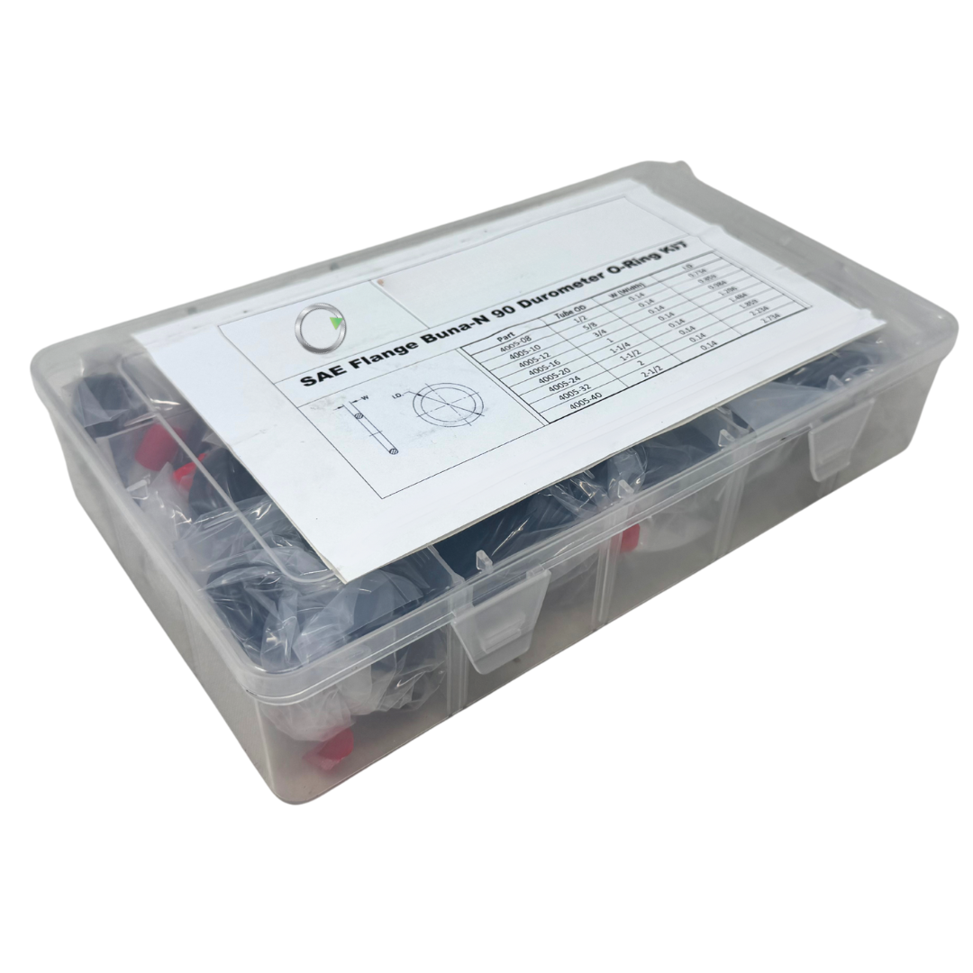 KIT-ORING-FLANGE : OneHydraulics SAE Flange (Code 61 & Code 62) Buna-N 90-Durometer O-Ring Kit