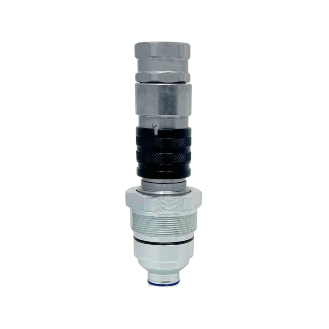 KIT4FI12F FFH 58S M : Faster Skid Steer Replacement Cartridge Kit, includes 4FI12 F Cartridge with FFH08 58SAE M Coupler