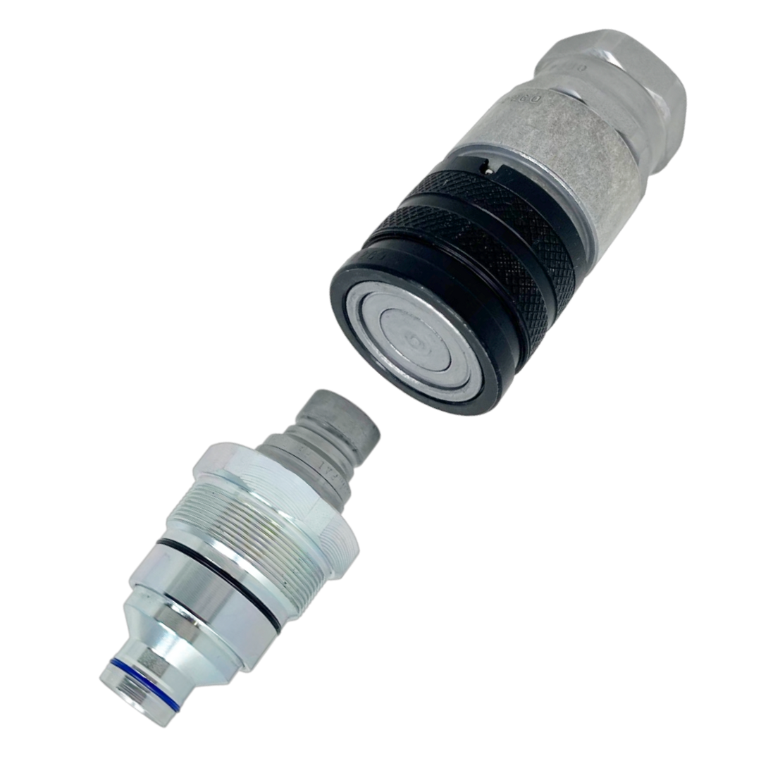 KIT4FI12M 3FH 34S F : Faster Skid Steer Replacement Cartridge Kit, includes 4FI12 M Cartridge with 3FFH08 34SAE FA Coupler