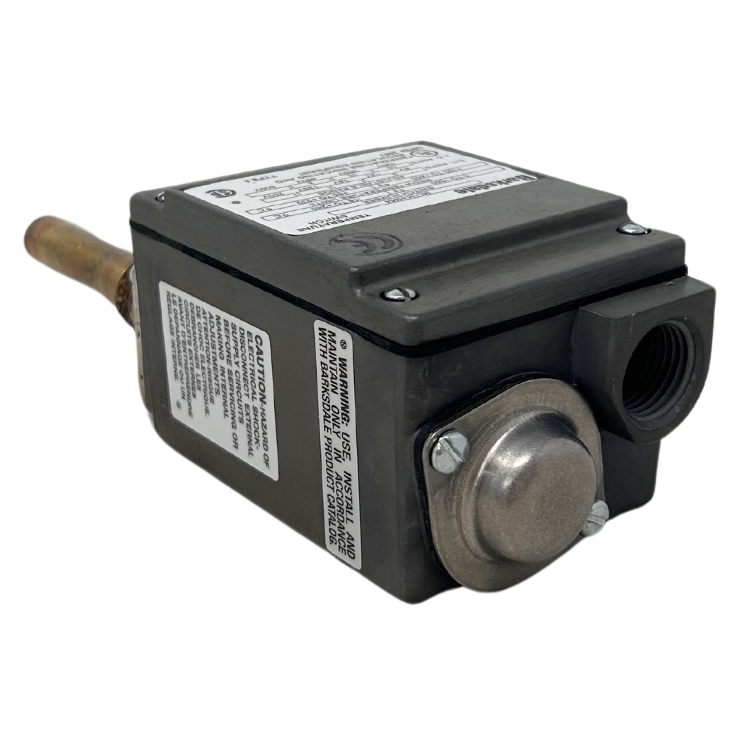 ML1H-H454-FIRE : FIRE SALE Barksdale Local Mount Temperature Switch, 150-450°F Range, SPDT Contact, NPT Connection - ALL SALES FINAL