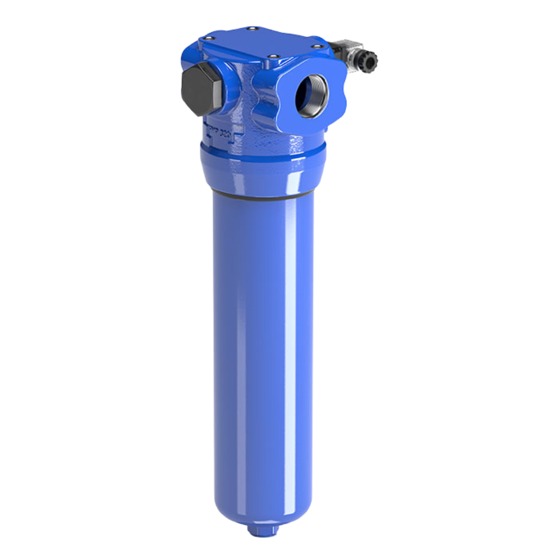 FMP320-4-B-A-G5-A06-N-P01 : MP Filtri High Pressure In-Line Filter, 4641psi, #20 SAE (1.25"), 6 Micron, Indicator Sold Separately, With Bypass Valve