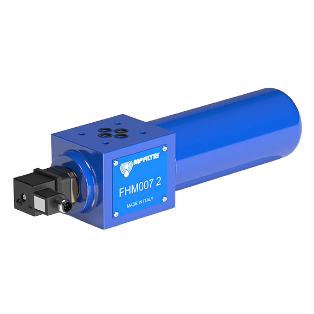 FHM007-3-S-A-G2-A10-N-P01 : MP Filtri Manifold Mount Filter, 4640psi, D03 (NG6) Mount, Housing Side B, 10 Micron, Without Indicator, With Bypass