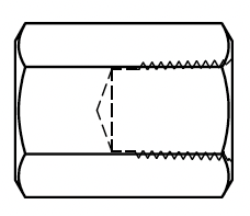 X16NCAP10 : OneXtreme Adapter, 1" Female NPT Cap, 10,000psi