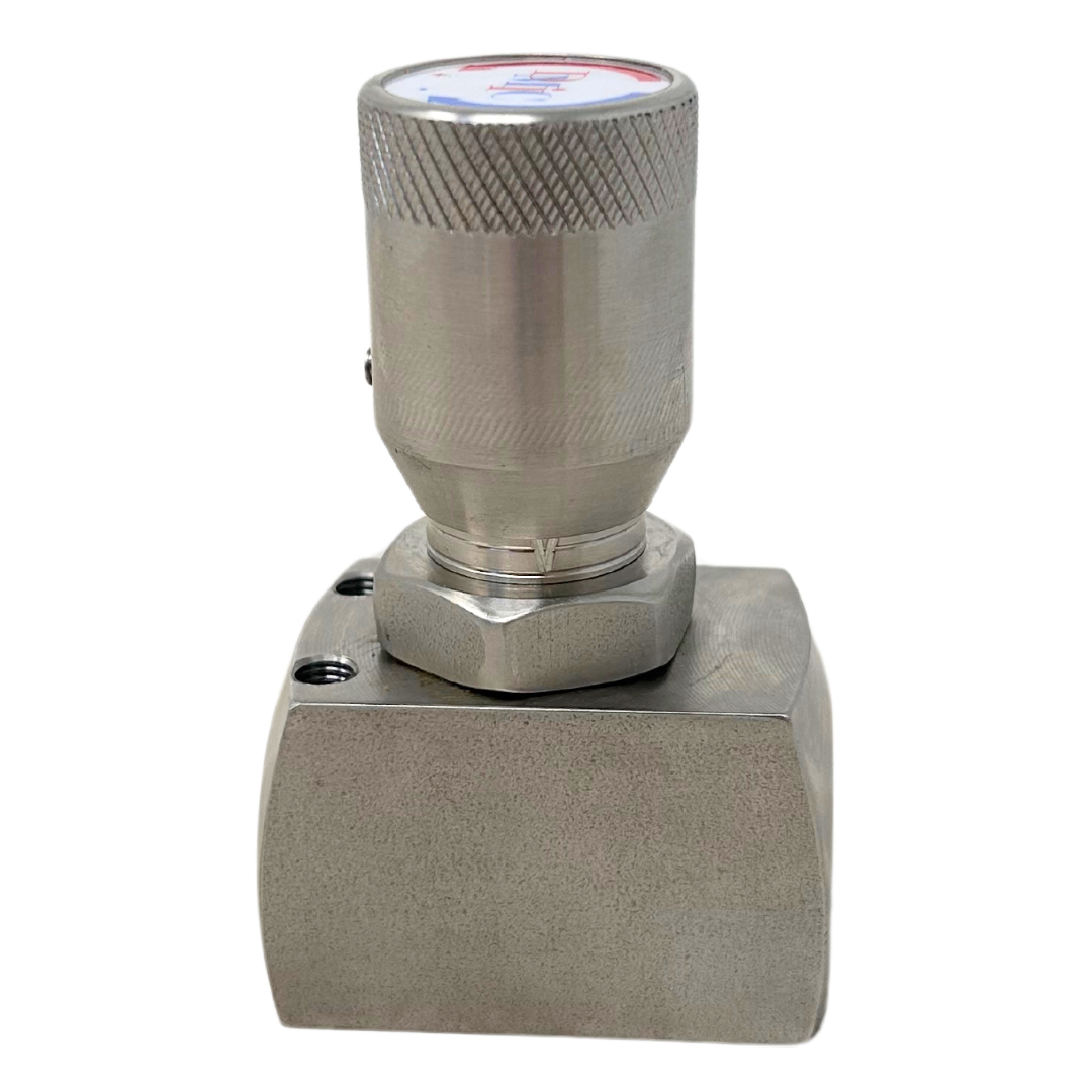 NVHH-0250S-2221-FIRE : FIRE SALE DMIC Needle Valve, 0.25 (1/4") #4 SAE ported, stainless steel - ALL SALES FINAL