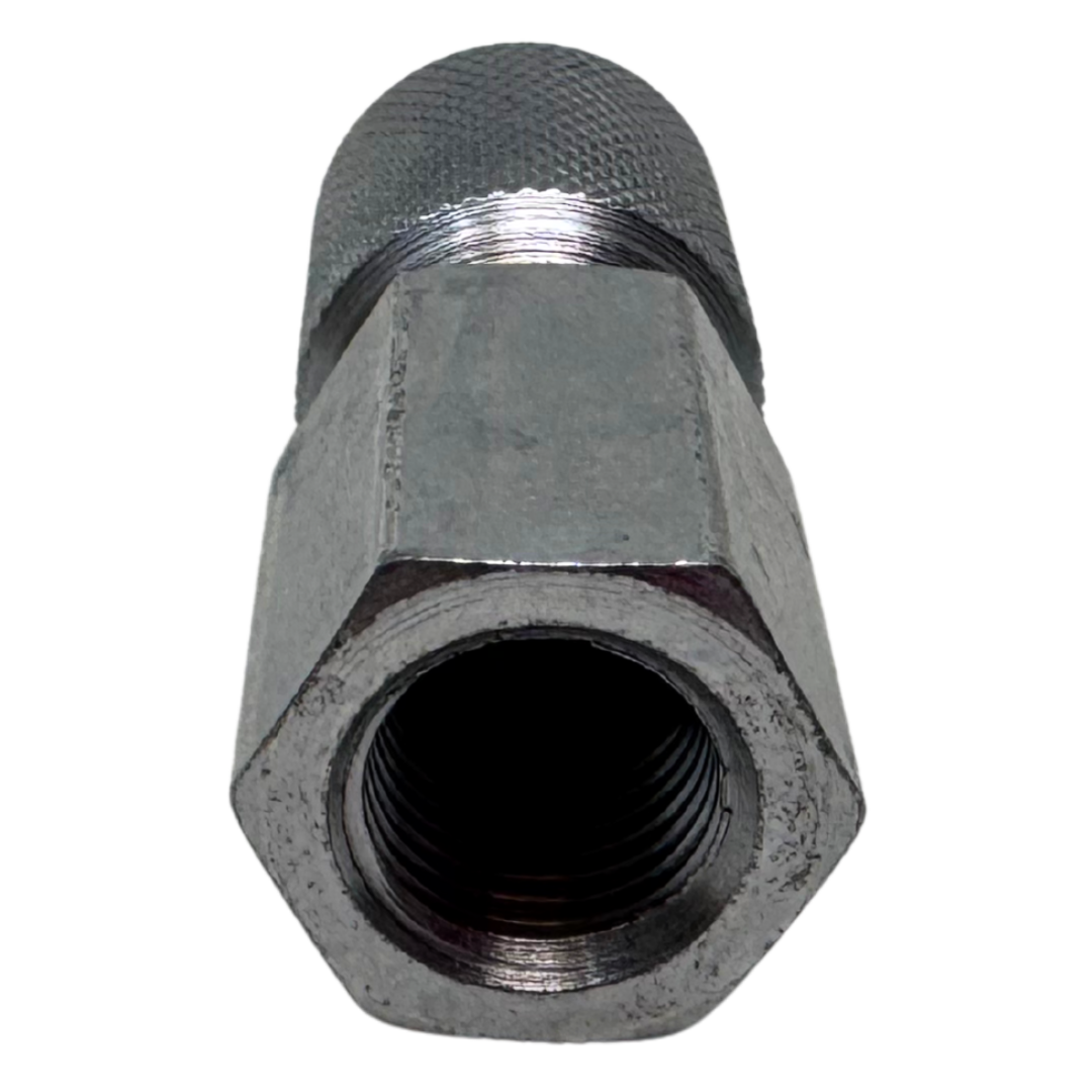 PGAM1620CBS#4 : Anchor Direct Pressure Gauge Adapter, 7/16-20 UNF (-04) Female ORB x M16 x 2, Zinc Nickel Plated Carbon Steel, Buna Seals