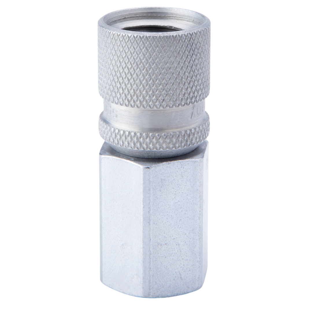 PGAM1620CBS#4 : Anchor Direct Pressure Gauge Adapter, 7/16-20 UNF (-04) Female ORB x M16 x 2, Zinc Nickel Plated Carbon Steel, Buna Seals