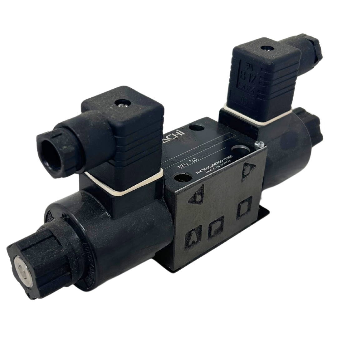SA-G01-C6-C1-31-FIRE : FIRE SALE Nachi Solenoid Valve, 3-Position, 4-Way, D03 Directional Valve, 17.1GPM, 5075psi, Motor Spool, 100 VAC, DIN Co - ALL SALES FINAL