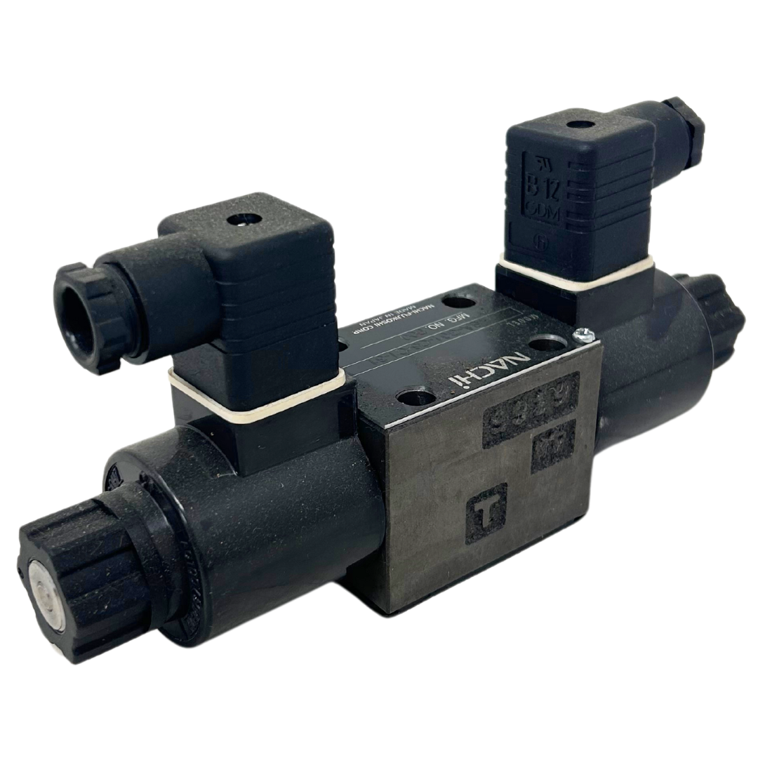 SA-G01-C6-C1-31-FIRE : FIRE SALE Nachi Solenoid Valve, 3-Position, 4-Way, D03 Directional Valve, 17.1GPM, 5075psi, Motor Spool, 100 VAC, DIN Co - ALL SALES FINAL