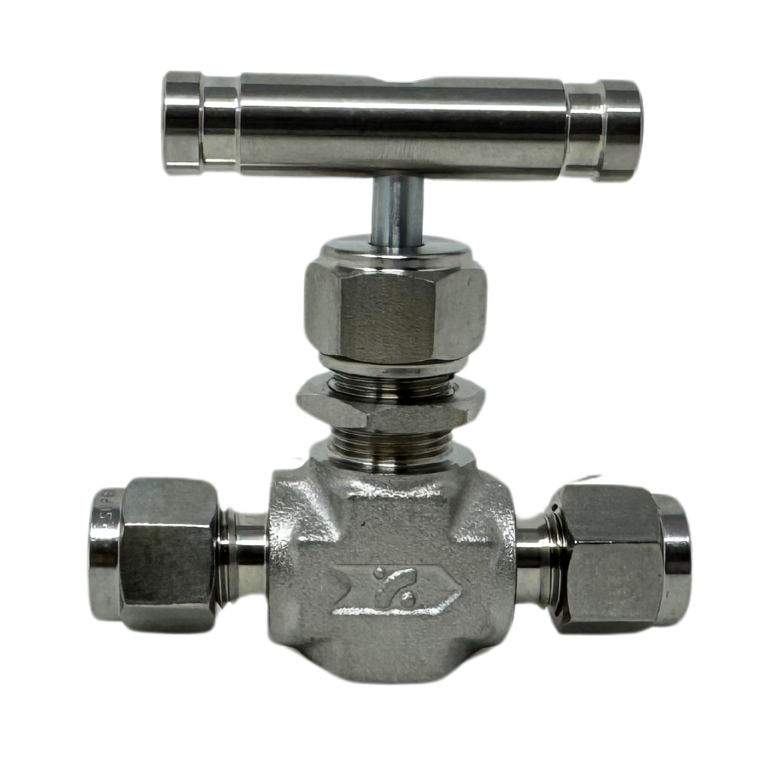 SINV4-S-12-RS : Superlok Integral Bonnet Needle Valve, 3/4" O.D. Tube, Bar Handle, 5000psi