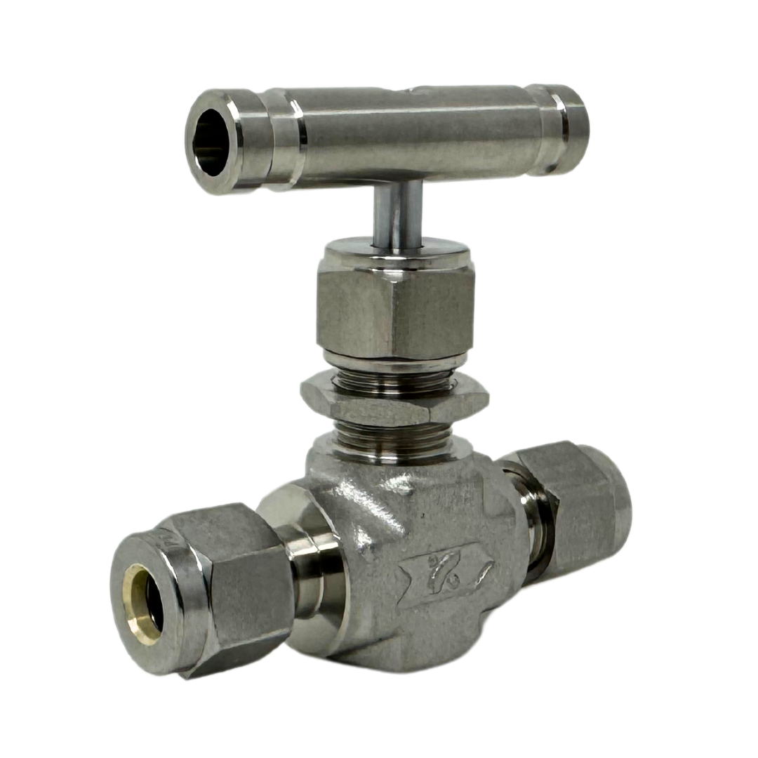 SINV4-S-12-RS : Superlok Integral Bonnet Needle Valve, 3/4" O.D. Tube, Bar Handle, 5000psi