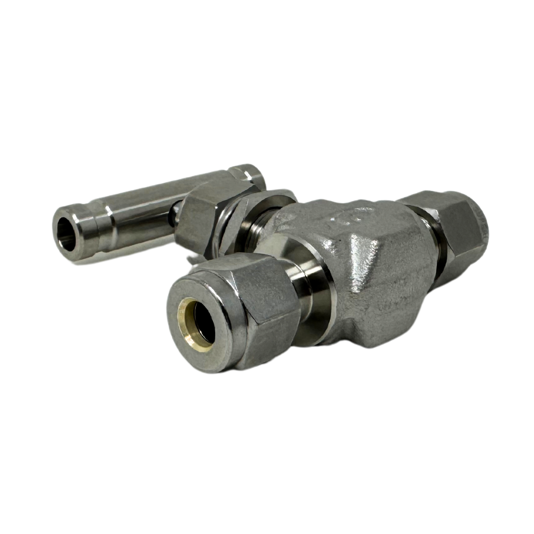 SINV4-S-12-RS : Superlok Integral Bonnet Needle Valve, 3/4" O.D. Tube, Bar Handle, 5000psi
