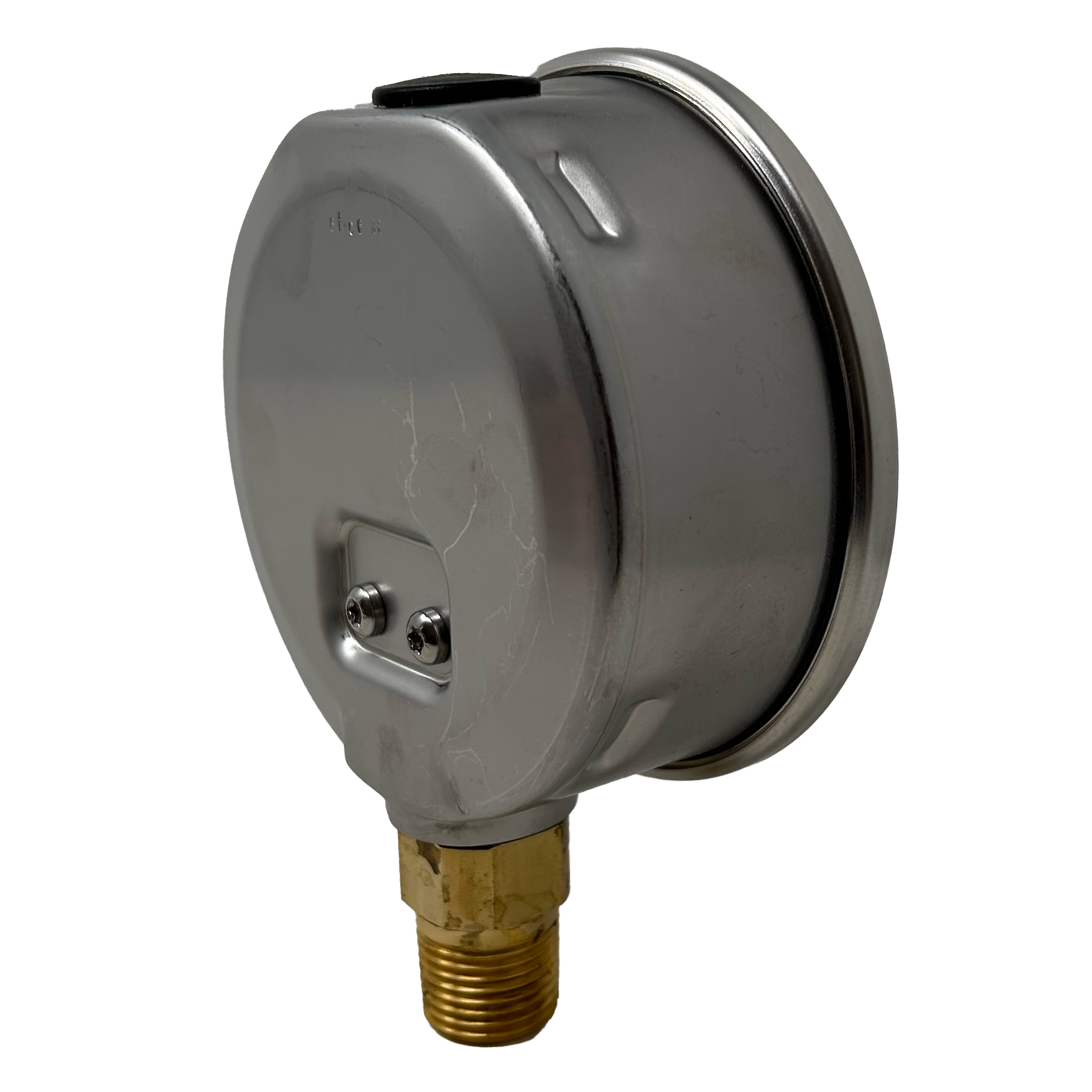 SPG-100-10000-05-S-N08 : Stauff Pressure Gauge, 4" Face, 0-10,000psi, 1/2" NPT, Stem Mount
