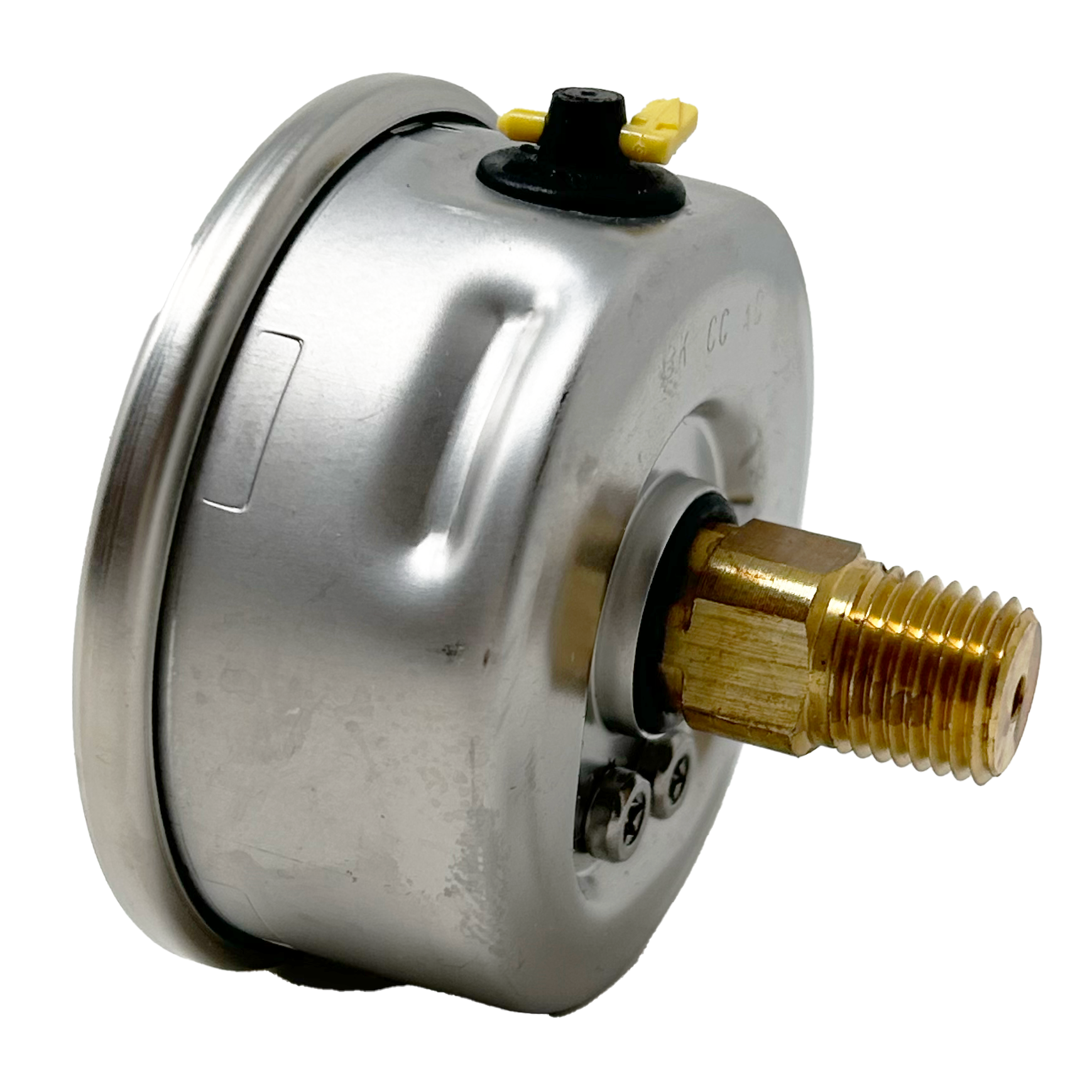 SPG-100-00300-05-P-N08 : Stauff Pressure Gauge, 4" Face, 0-300psi, 1/2" NPT, Center Back