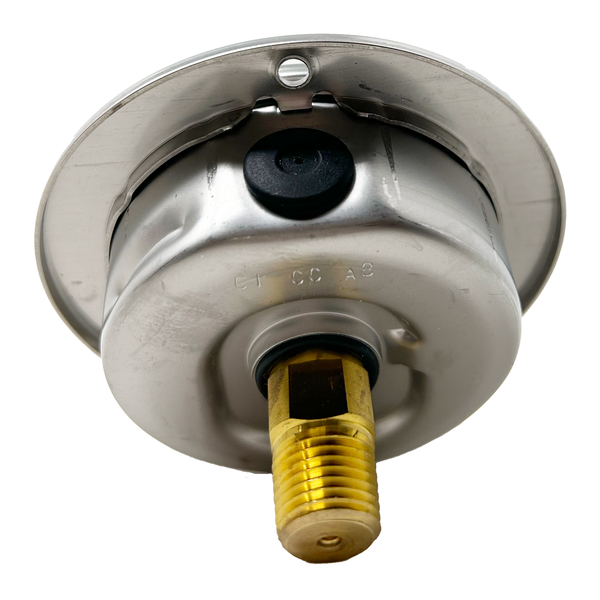 SPG-063-07500-05-P-N04-F : Stauff Pressure Gauge, 2.5" Face, 0-7500psi, 1/4" NPT, Panel Flange