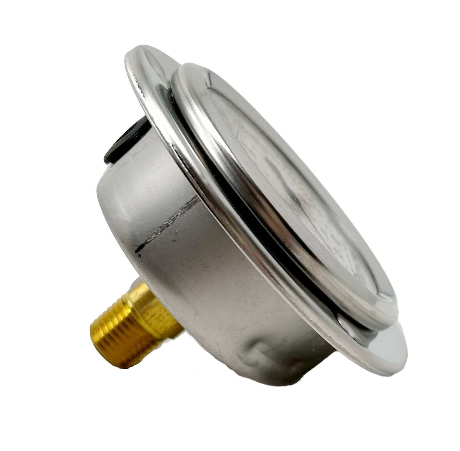 SPG-063-03000-05-P-N04-F : Stauff Pressure Gauge, 2.5" Face, 0-3000psi, 1/4" NPT, Panel Flange