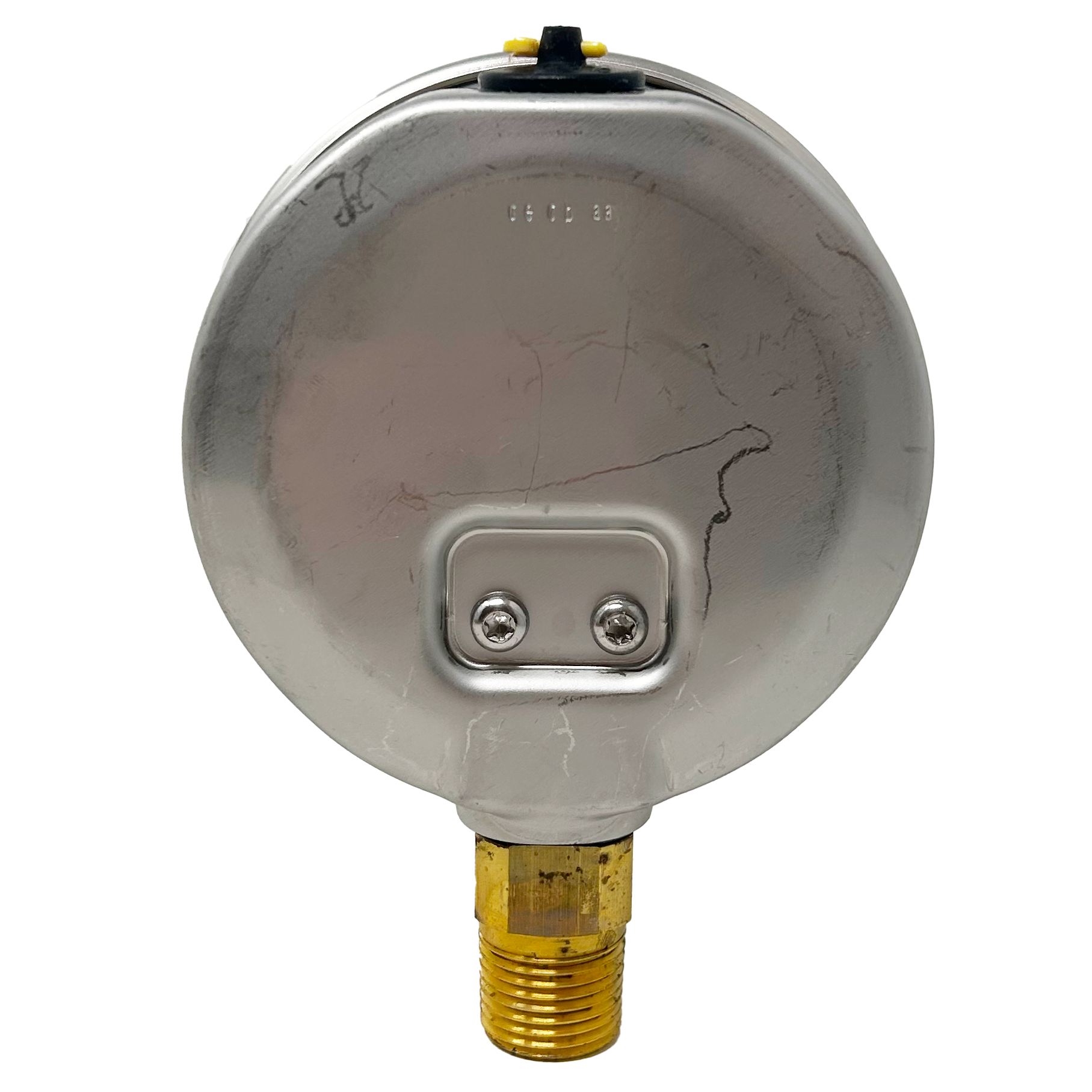 SPG-100-03000-05-S-N08 : Stauff Pressure Gauge, 4" Face, 0-3000psi, 1/2" NPT, Stem Mount