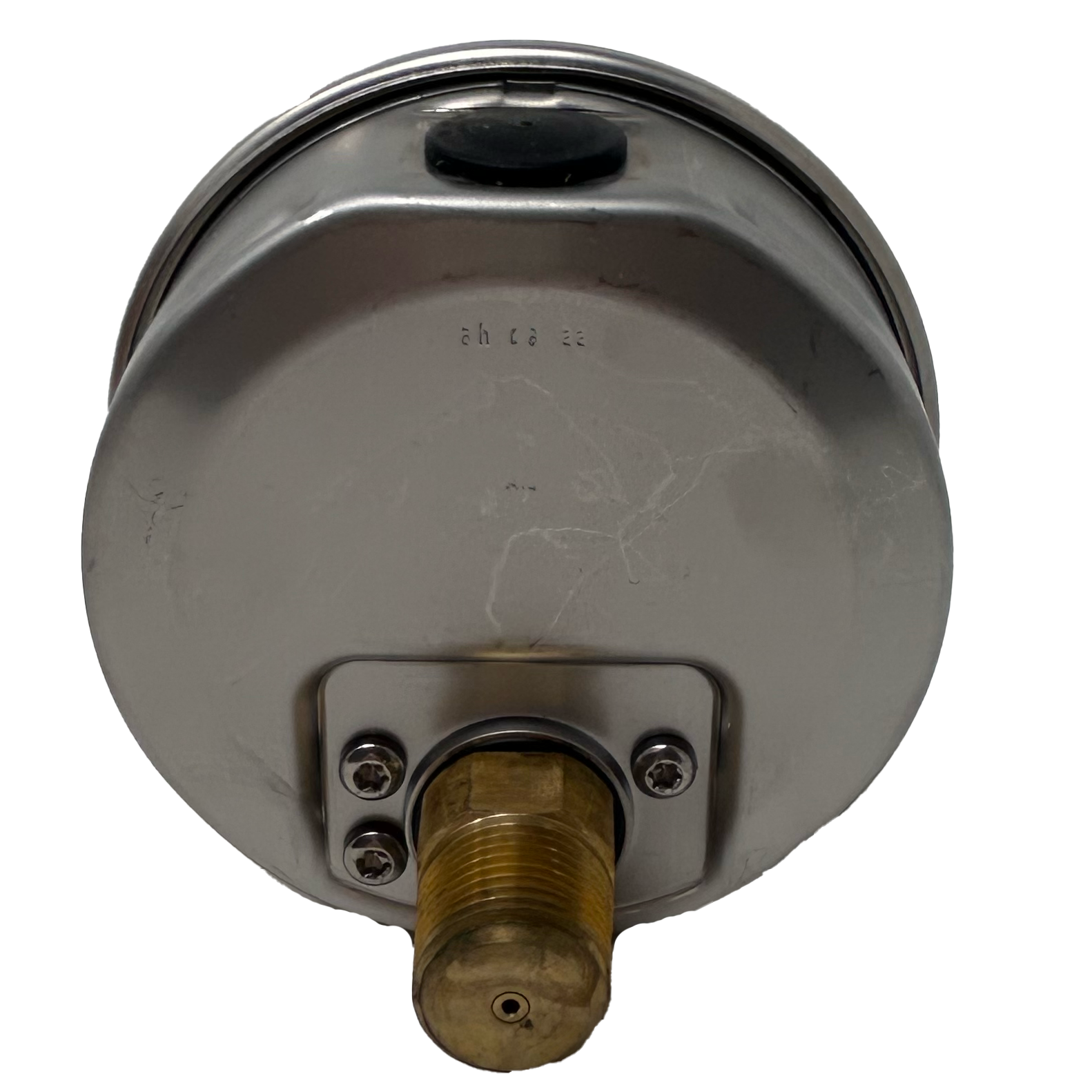 SPG-100-03000-05-P-N08 : Stauff Pressure Gauge, 4" Face, 0-3000psi, 1/2" NPT, Center Back