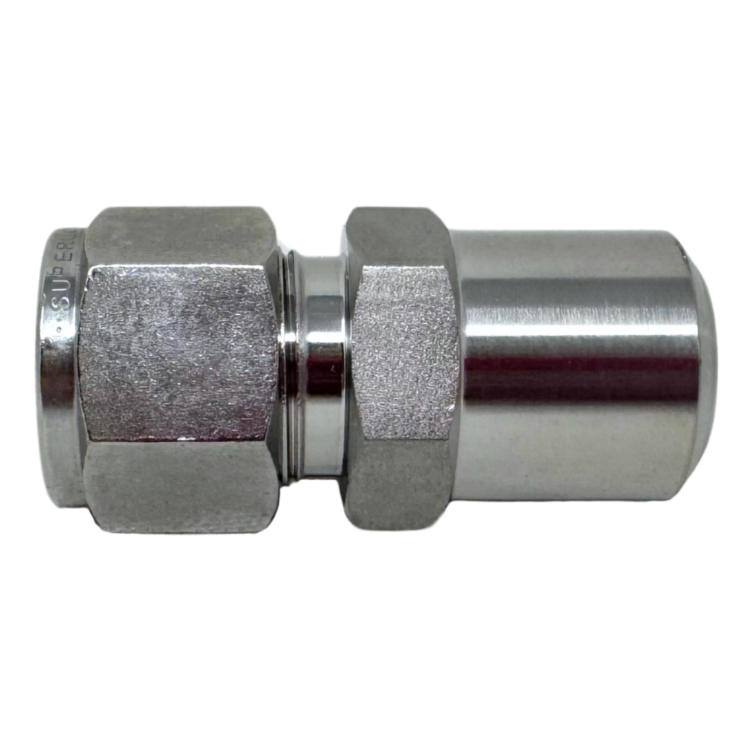 SPWC8-8P-8S-BV : Superlok 1/2" O.D. Tube X 1/2" Pipe Weld Connector