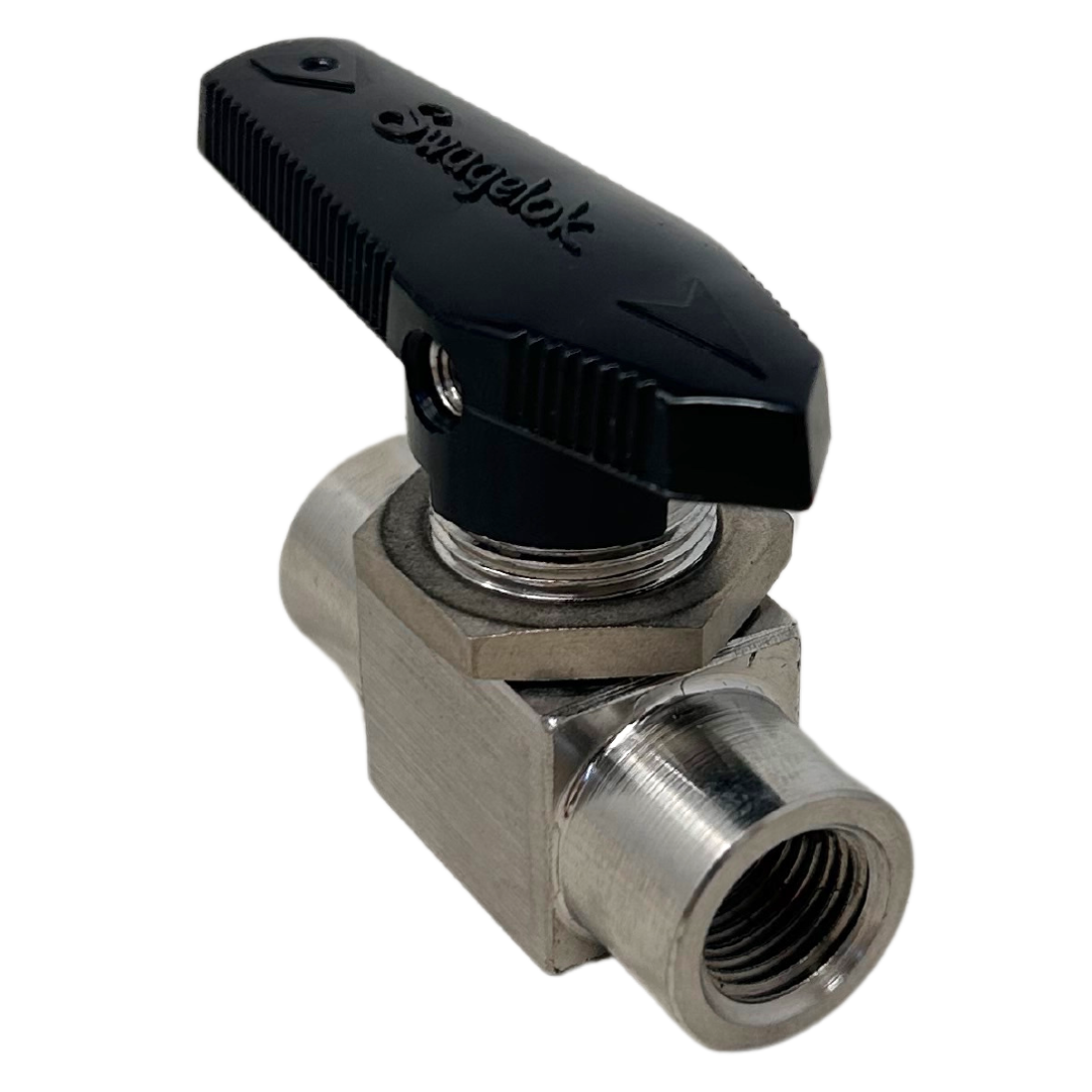 SS-43GF4-FIRE : FIRE SALE Swagelok SS 1-PC 40G SERIES BALL VALVE 0.9 Cv, 1/4" FNPT - ALL SALES FINAL
