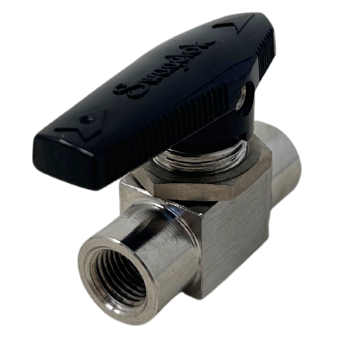 SS-43GF4-FIRE : FIRE SALE Swagelok SS 1-PC 40G SERIES BALL VALVE 0.9 Cv, 1/4" FNPT - ALL SALES FINAL