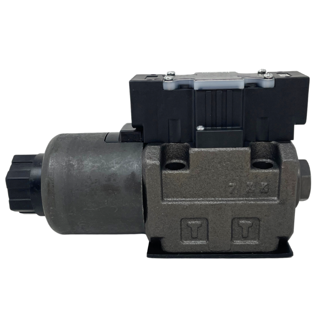 SS-G03-A3Z-R-D1-E22-FIRE : FIRE SALE Nachi Solenoid Valve, 3-Position, 4-Way, D05 Directional Valve, 34.3GPM, 5075psi, P to A, B to T in Neutra - ALL SALES FINAL