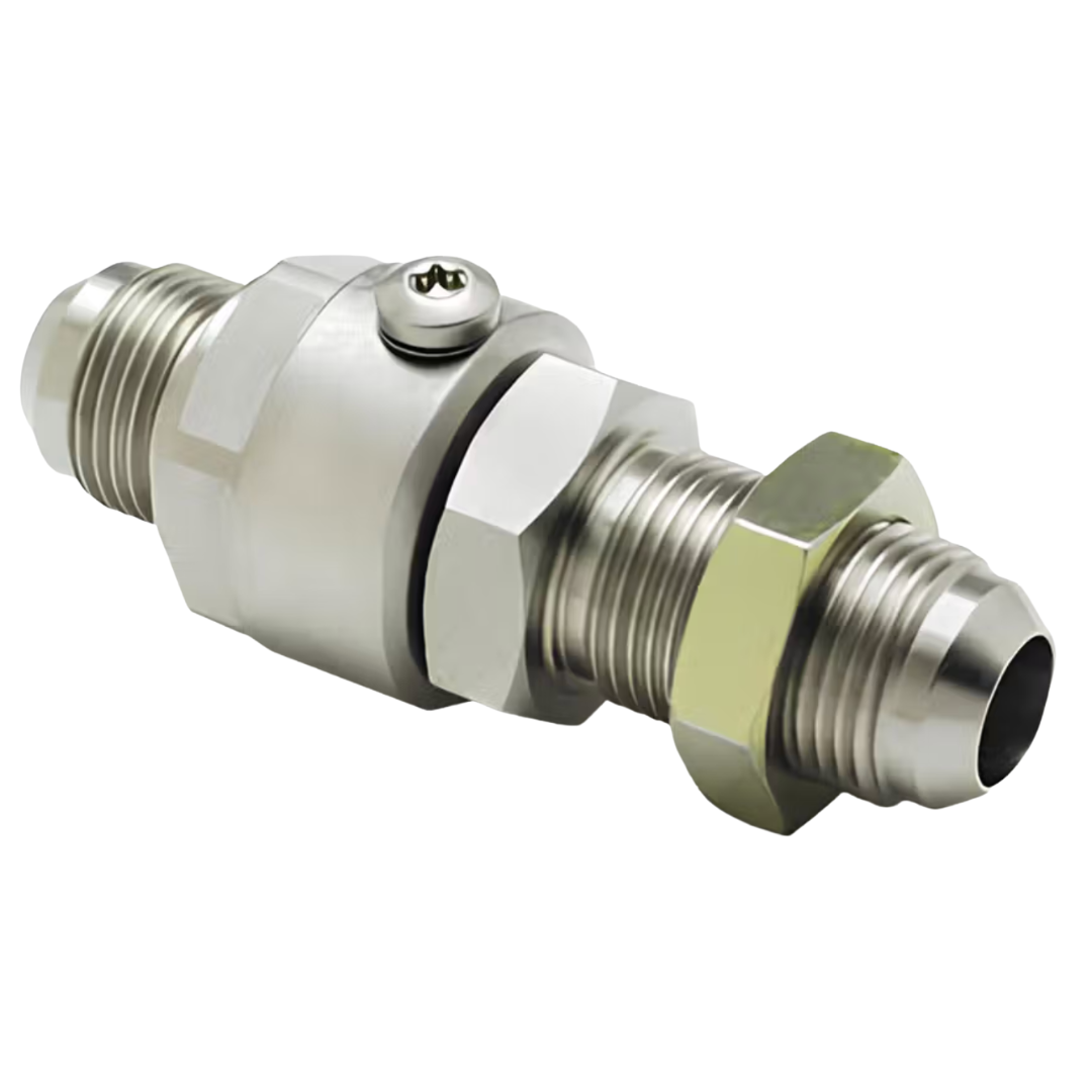 SS8MJB10XMJ10-Z-V : Super Swivels Straight Live Swivel, -10 Male JIC (7/8 - 14 UN) x -10 Male JIC (7/8 - 14 UN), 5000psi, Zinc Plated, Viton Seals