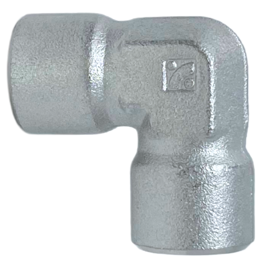 IFE-4N : Superlok 90-Degree Stainless Instrumentation Elbow, 1/4-18 (-04) Female NPT x 1/4-18 (-04) Female NPT, 6600psi