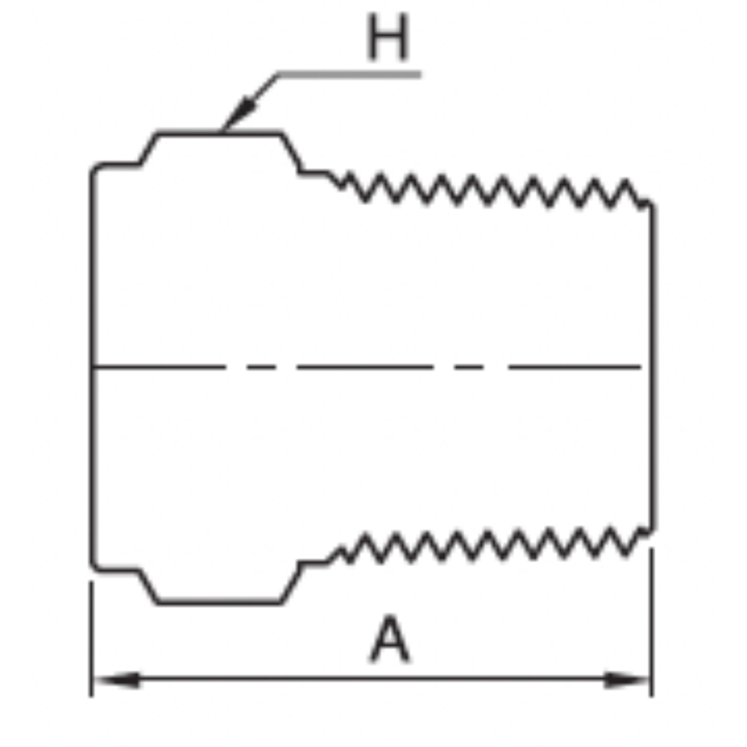IPP-6N : Superlok Stainless Pipe Plug, 3/8-18 (-6N) Male NPT, 7800psi