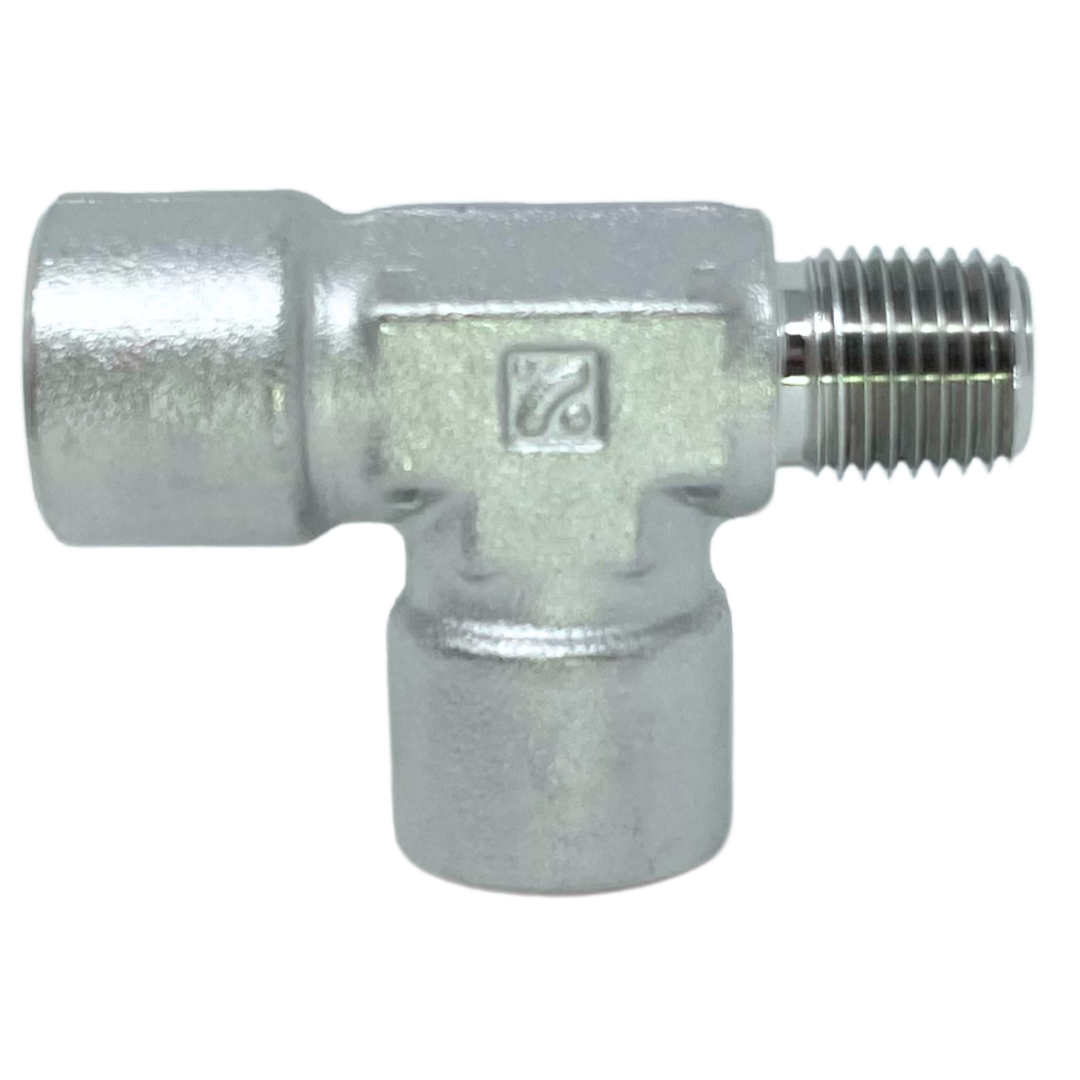 IRT-8N : Superlok Stainless Instrumentation Run Tee, 1/2-14 (-8N) Female NPT x 1/2-14 (-8N) Male NPT x 1/2-14 (-8N) Female NPT, 4900psi