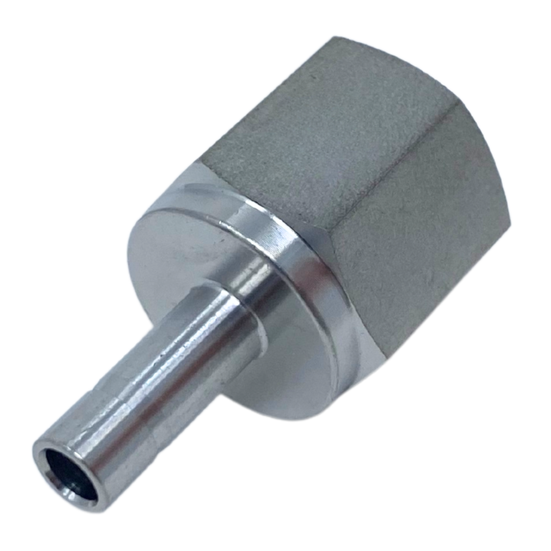 SFA 4-4N : Superlok Straight Stainless Tube Adapter, 1/4" (-4) Tube Stub x 1/4-18 (-4N) Female NPT