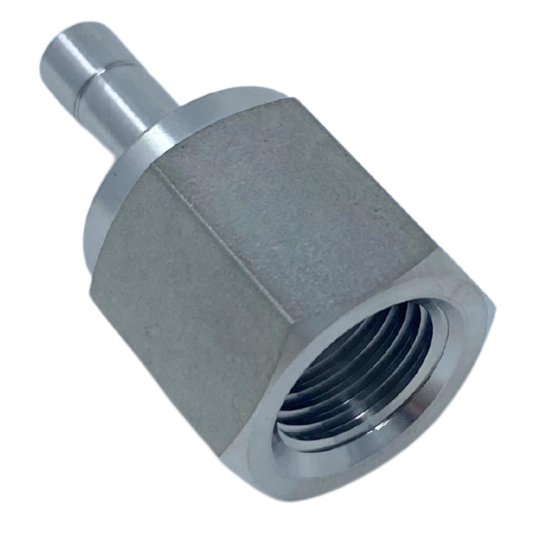 SFA 4-4N : Superlok Straight Stainless Tube Adapter, 1/4" (-4) Tube Stub x 1/4-18 (-4N) Female NPT
