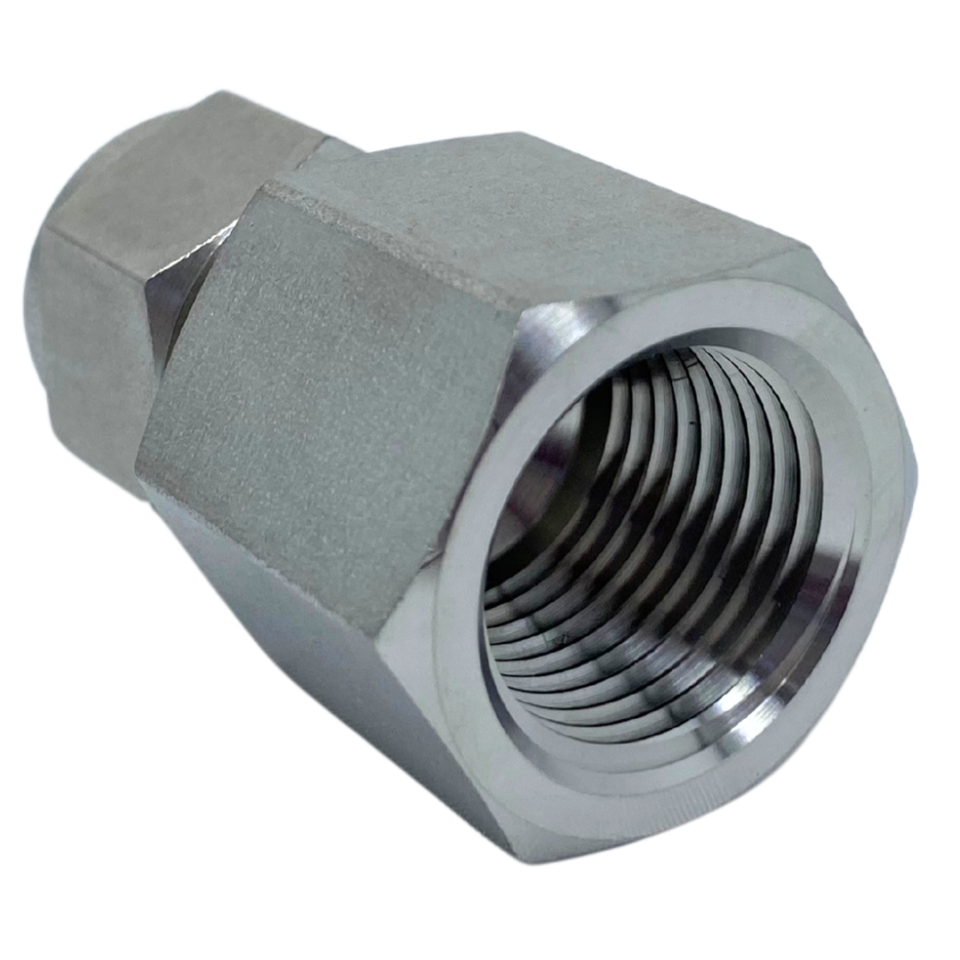 SFC 6-4N : Superlok Straight Stainless Tube Union, 3/8" (-6) Tube OD x 1/4-18 (-4N) Female NPT