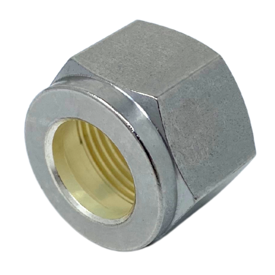 SN-12M : Superlok Stainless Tube Nut, 12mm (-12M) Tube OD