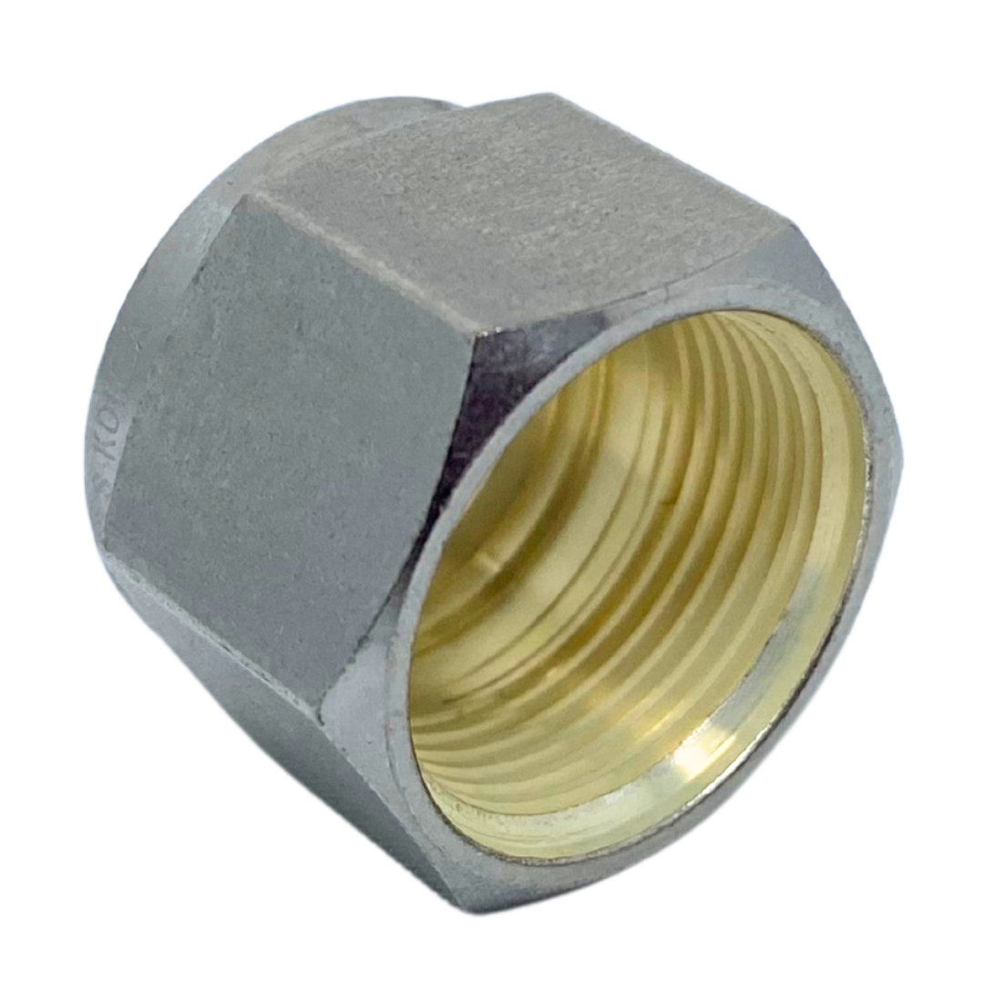 SN-12M : Superlok Stainless Tube Nut, 12mm (-12M) Tube OD