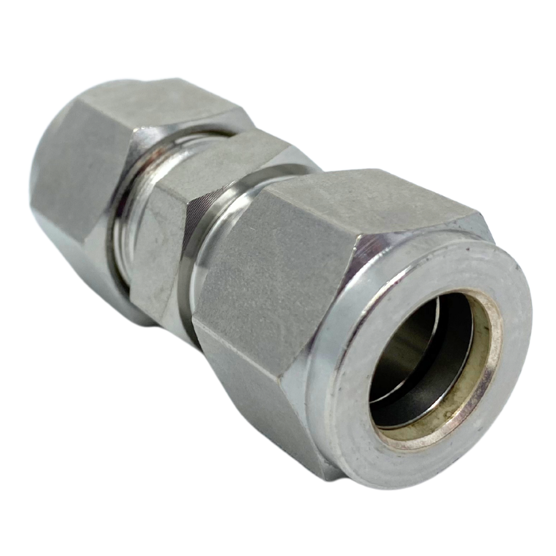 SU-12 : Superlok Straight Stainless Fractional Tube Union, 3/4" (-12) Tube OD
